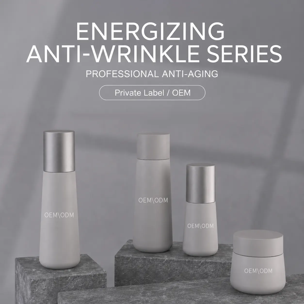 OEM Private Label Professional Anti-Aging Skincare Set With Targeted Wrinkle Care & High-Efficiency Moisturizing Custom
