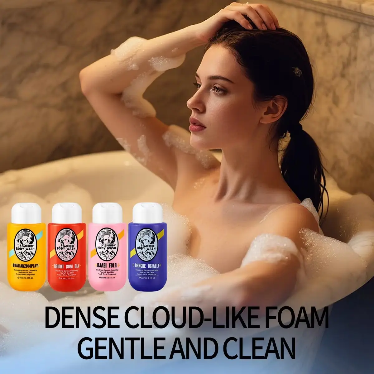 Ready to Ship Brazilian Perfume Body Wash Moisturizing Fragrance Shower Gel Long Lasting Scent Travel Size Fast Dispatch