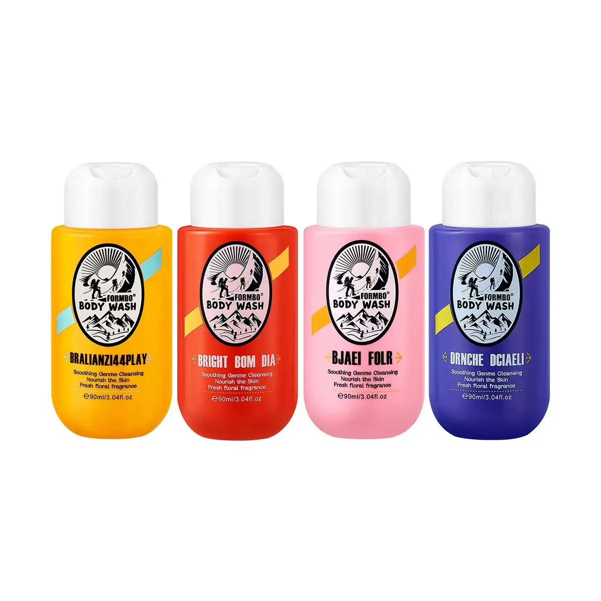 Ready to Ship Brazilian Perfume Body Wash Moisturizing Fragrance Shower Gel Long Lasting Scent Travel Size Fast Dispatch