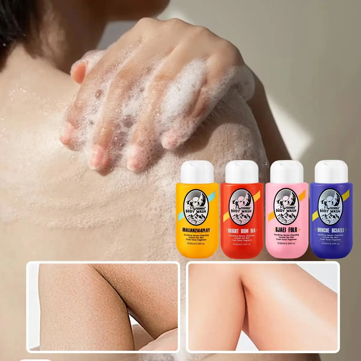 Ready to Ship Brazilian Perfume Body Wash Moisturizing Fragrance Shower Gel Long Lasting Scent Travel Size Fast Dispatch