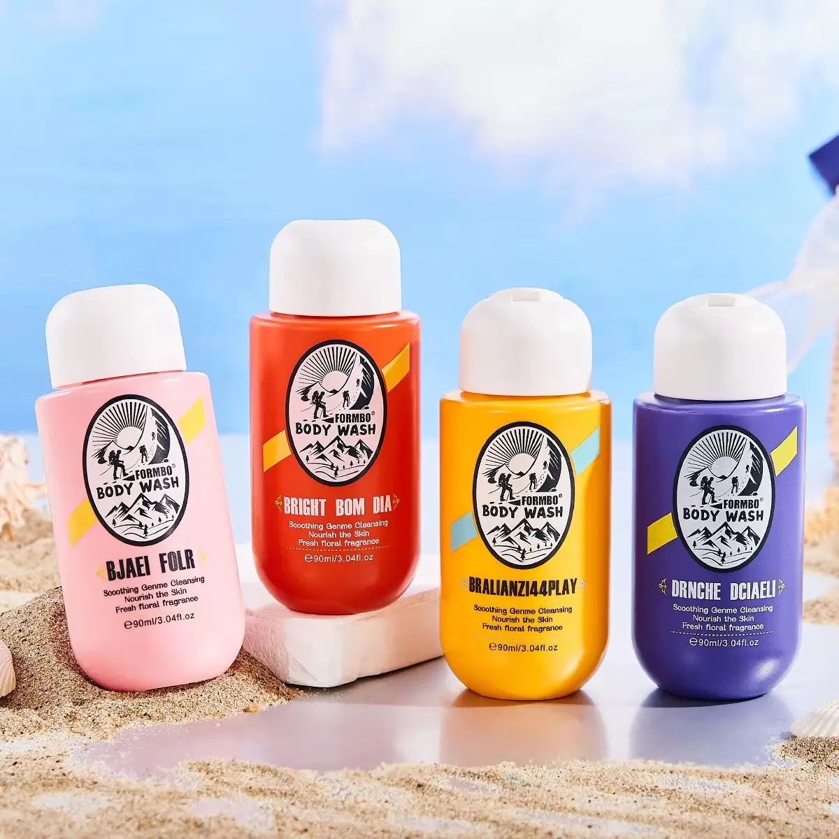 Ready to Ship Brazilian Perfume Body Wash Moisturizing Fragrance Shower Gel Long Lasting Scent Travel Size Fast Dispatch