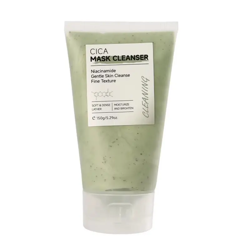 OEM Private Label CICA Facial Cleanser Niacinamide Gentle Skin Cleanse Fine Texture Custom Formula & Packaging Manufacturer