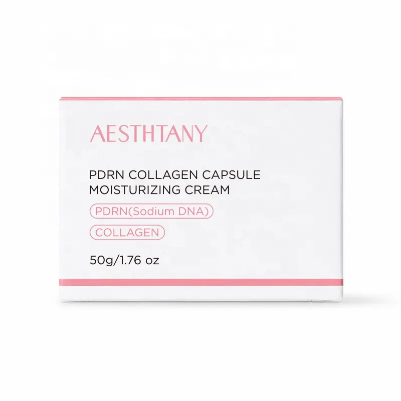 AESTHTANY PDRN Collagen Capsule Moisturizing Cream 50g Gentle Continuous Superficial Nourishment Lift Facial Refreshing Care OEM