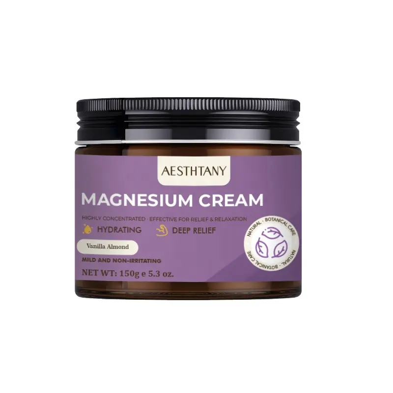AESTHTANY Magnesium Cream 150g Brightening Hydrating Soothing Improve Dullness Maintain Skin's Transparency for All Skin Types