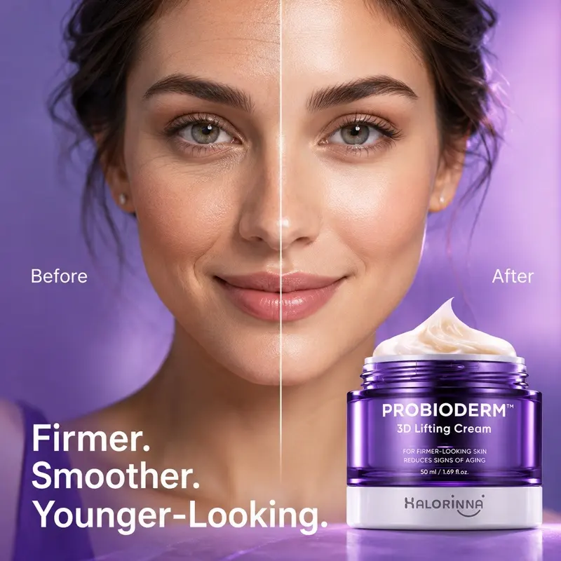 OEM Wholesale 50ml Probioderm 3D Lifting Whitening Night Cream Korean Probiotic Overnight Firming Hydrating Facial Cream