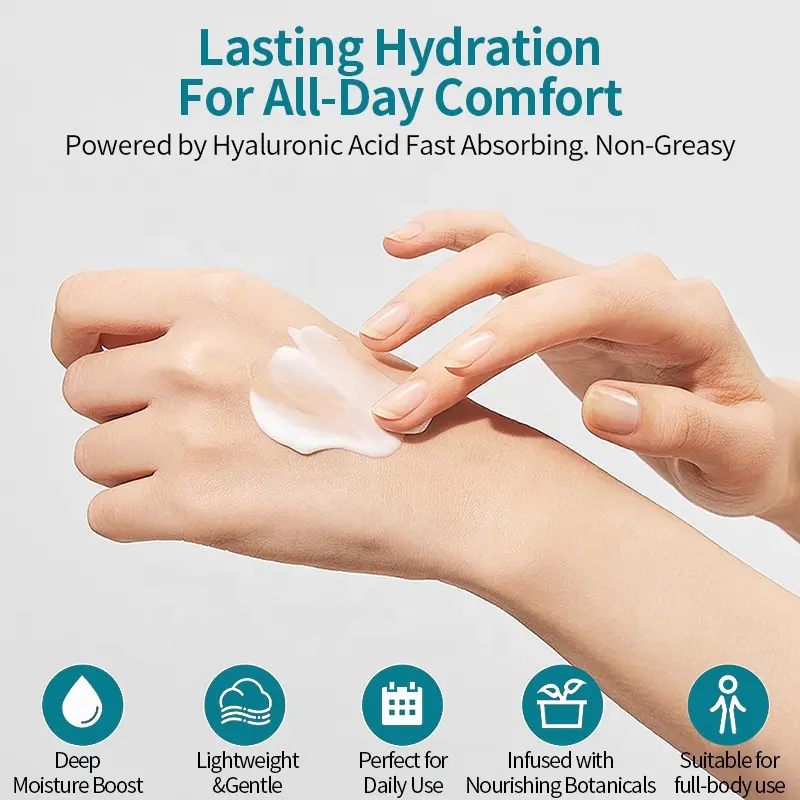 HALORINNA 50g Collagen Infused Face Cream Soothing Deep Hydration Anti-Wrinkle Firming for Dry Sensitive Skin Daily Facial Care