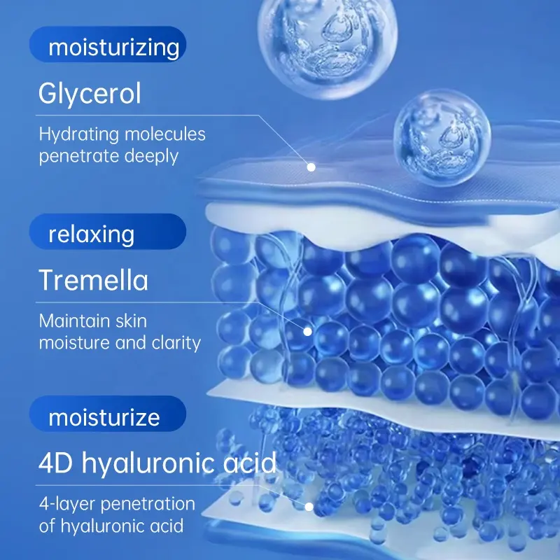 BISUTANG Panthenol B5 Squalane High Hydrating Facial Cream Soothe Sensitized Skin Stabilize Skin Daily Skin Moisturizing Care