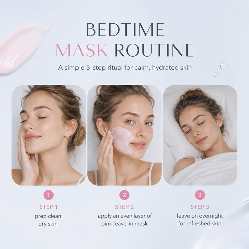 HALORINNA Wash-Free Sleeping Mask Collagen Improve Skin Elasticity Repair Damaged Skin for All Skin Types Facial Treatment OEM