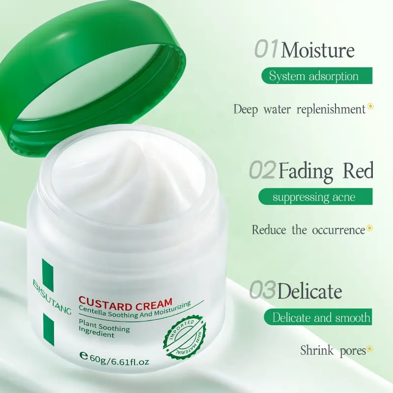 OEM Centella Asiatica Soothing Moisturizing Jelly Cream 60g Hydrating Moisturizing Brightening Complexion Face Cream