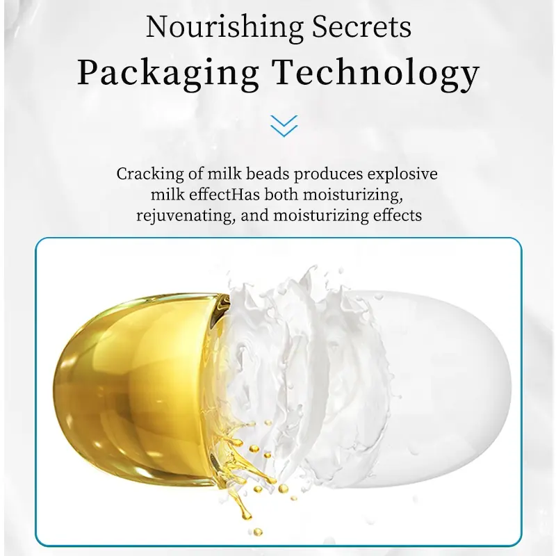 BISUTANG Milk Bead Face Cream Rejuvenating Moisturizer with Hydration Burst Hydrating Lotion for Glowing Skin