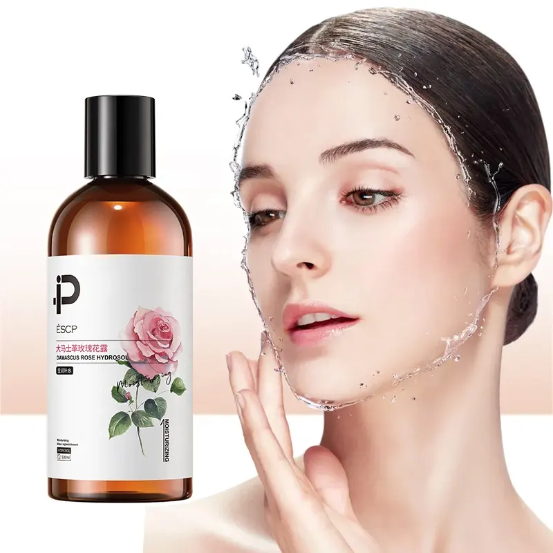 ESCP Damask Rose Pure Wet Essence Toner Liquid Form for Brightening Moisturizing and Hydration Rose Flower Water