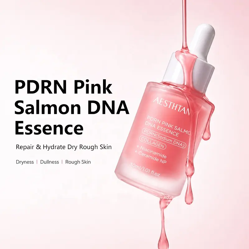 AESTHTANY PDRN Pink Salmon DNA Serum Brightening Boost Natural Healthy Radiance Improve Dull Skin Tone for All Skin Types Care