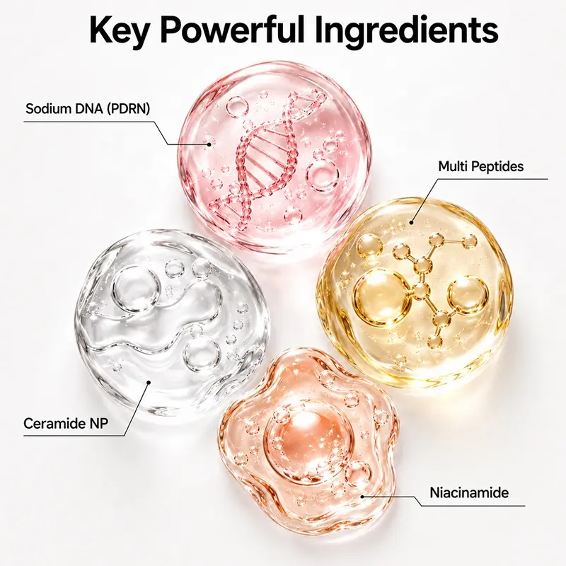 AESTHTANY PDRN Pink Salmon DNA Serum Brightening Boost Natural Healthy Radiance Improve Dull Skin Tone for All Skin Types Care