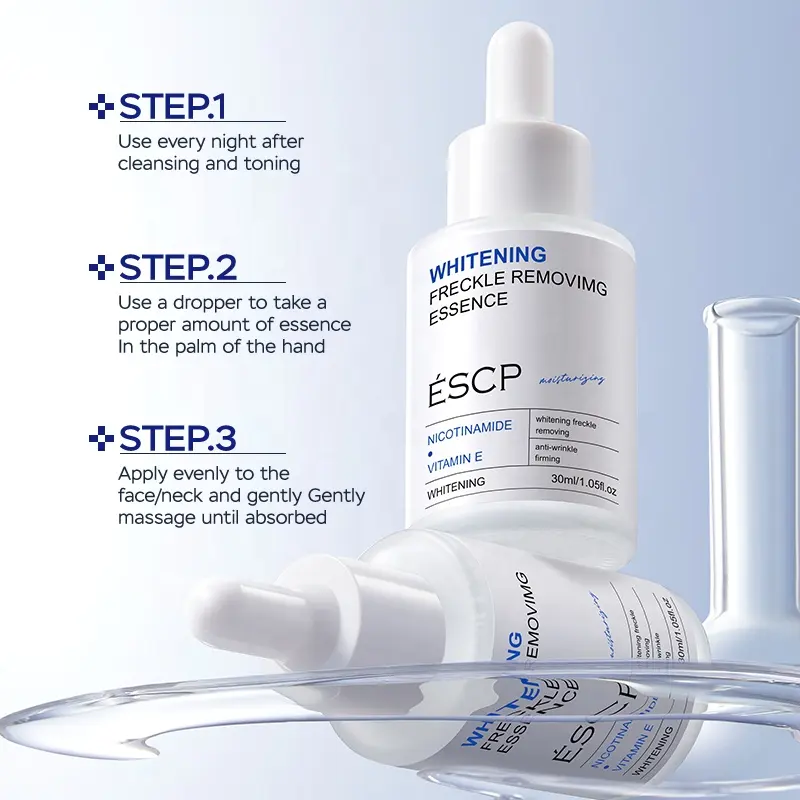 ESCP Vitamin C Face Serum Deep Hydrating Smooth Fine Lines Skin Firming Gentle Daily Facial Care Suitable for All Skin Types