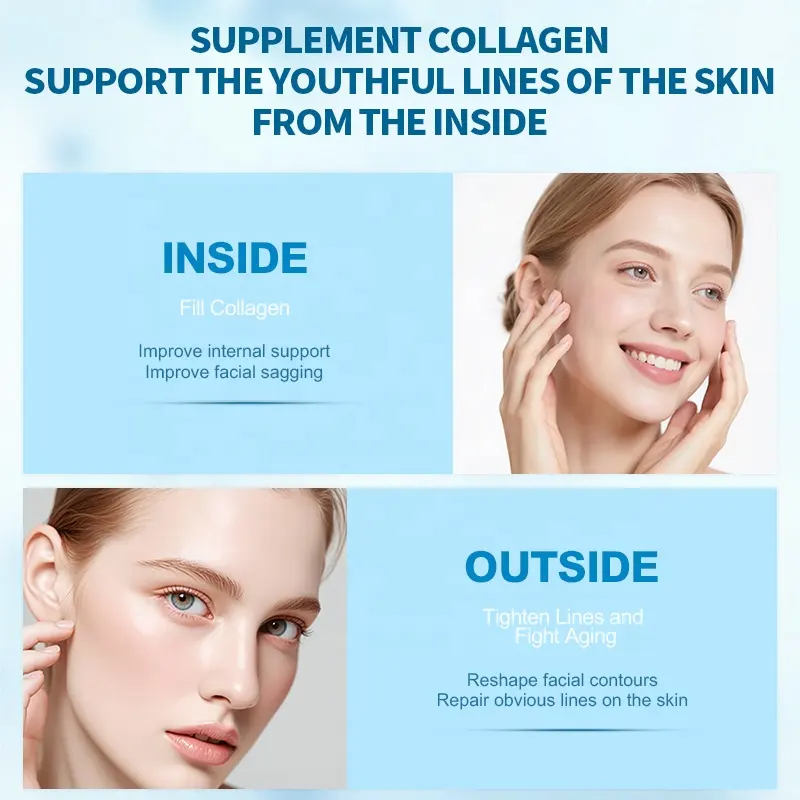 AESTHTANY Collagen Hyaluronic Acid Serum 30ml | Hydrating Firming Brightening | OEM ODM Anti-aging Facial Essence Supplier