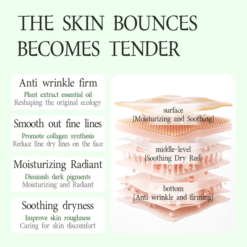 ESCP Reishi Collagen Facial Serum 30ml Sustain Healthy Skin Vitality Deep Hydrating Smoothing Nourishing Daily Facial Care