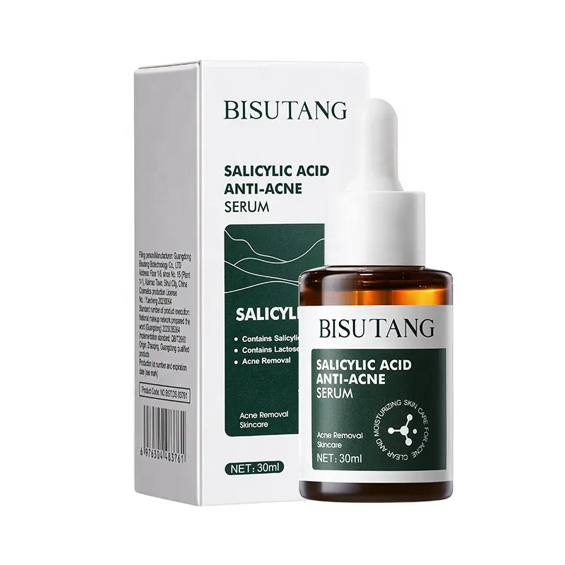 BISUTANG Salicylic Acid Daily Skin Treatment Serum 30ml Oil Control Pore Refining Face Essence for Wholesale