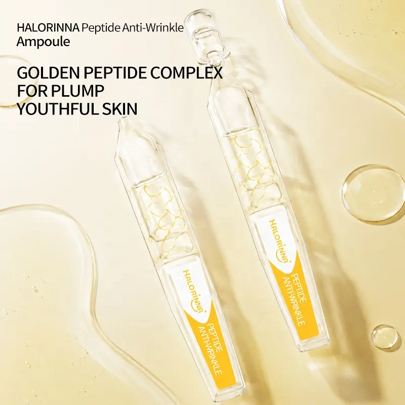 HALORINNA Peptide & Glycerin Firming Ampoule Serum 1.5ml X20 Brightening Hydrating Skin-Smoothing Essence OEM Wholesale