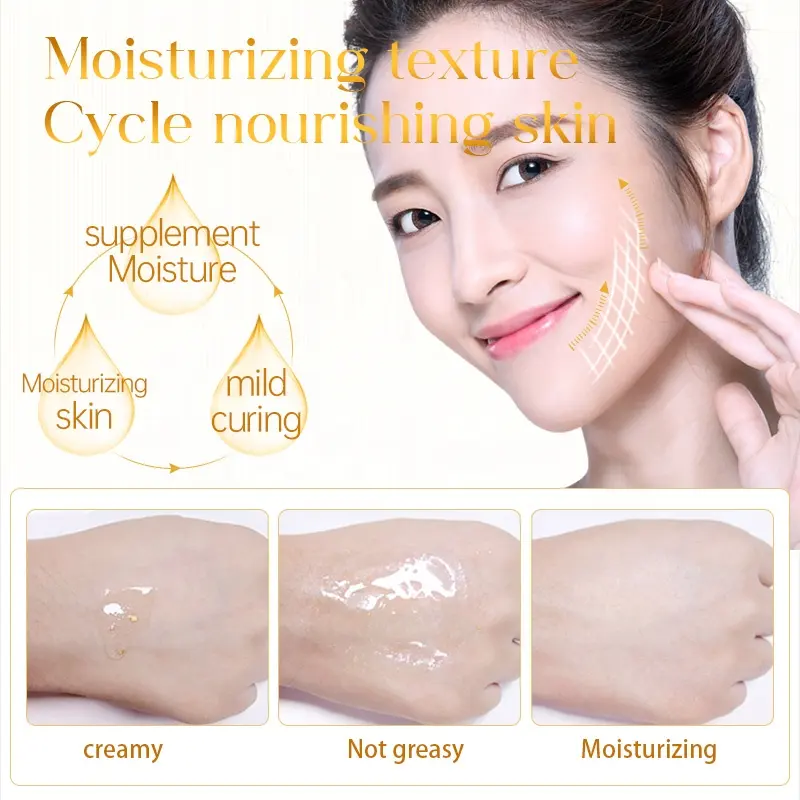 BISUTANG Gold Hyaluronic Acid Original Serum 24k Gold Serum Ampoule Essence for Small Molecules Nourish Hydrate