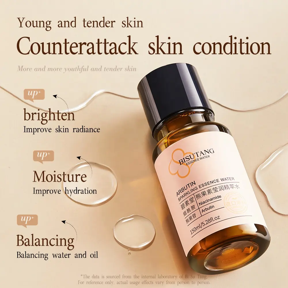 OEM Arbutin Luminous Water Essence Water Hydration Brightening Niacinamide Toner