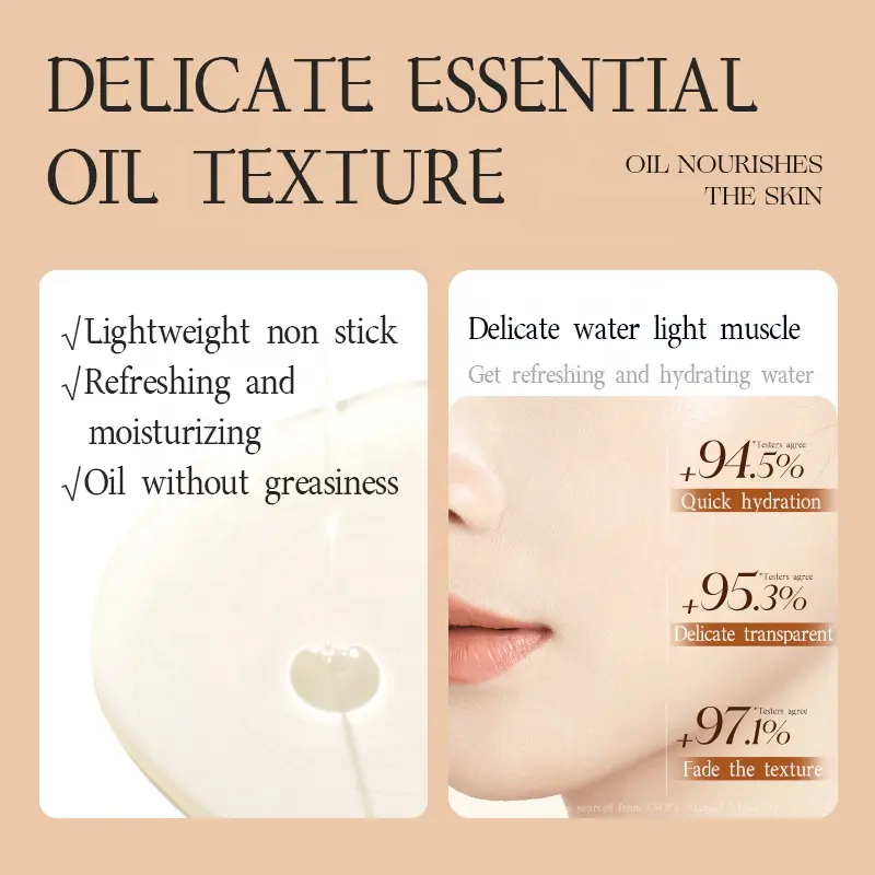 ESCP Luxury 30ml Facial Serum Black Truffle Gold for Essence Oil for Anti-Aging Firming Brightening & Hydrating Targeted for
