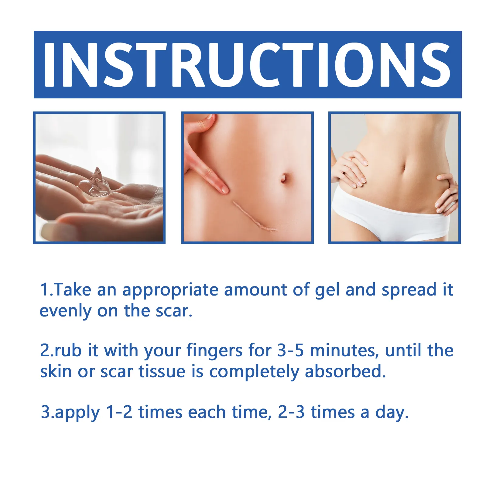 Customized logo Private Label Fastest Scar Removal Gel Bruises Repair Reduce Stretch Marks Scar Repair Cream Oem