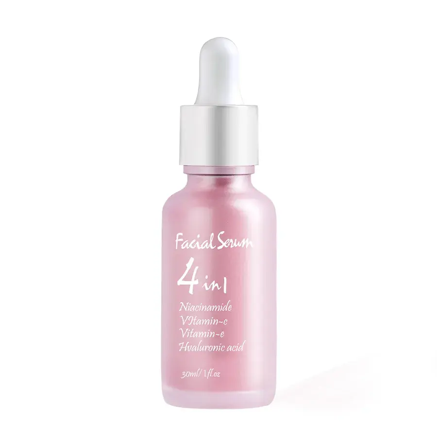 OEM Korean Skincare 4 in 1 Face for Essence Serum Anti-Aging Hyaluronic Acid Niacinamide Vitamin C Body Whitening Liquid Exfolia