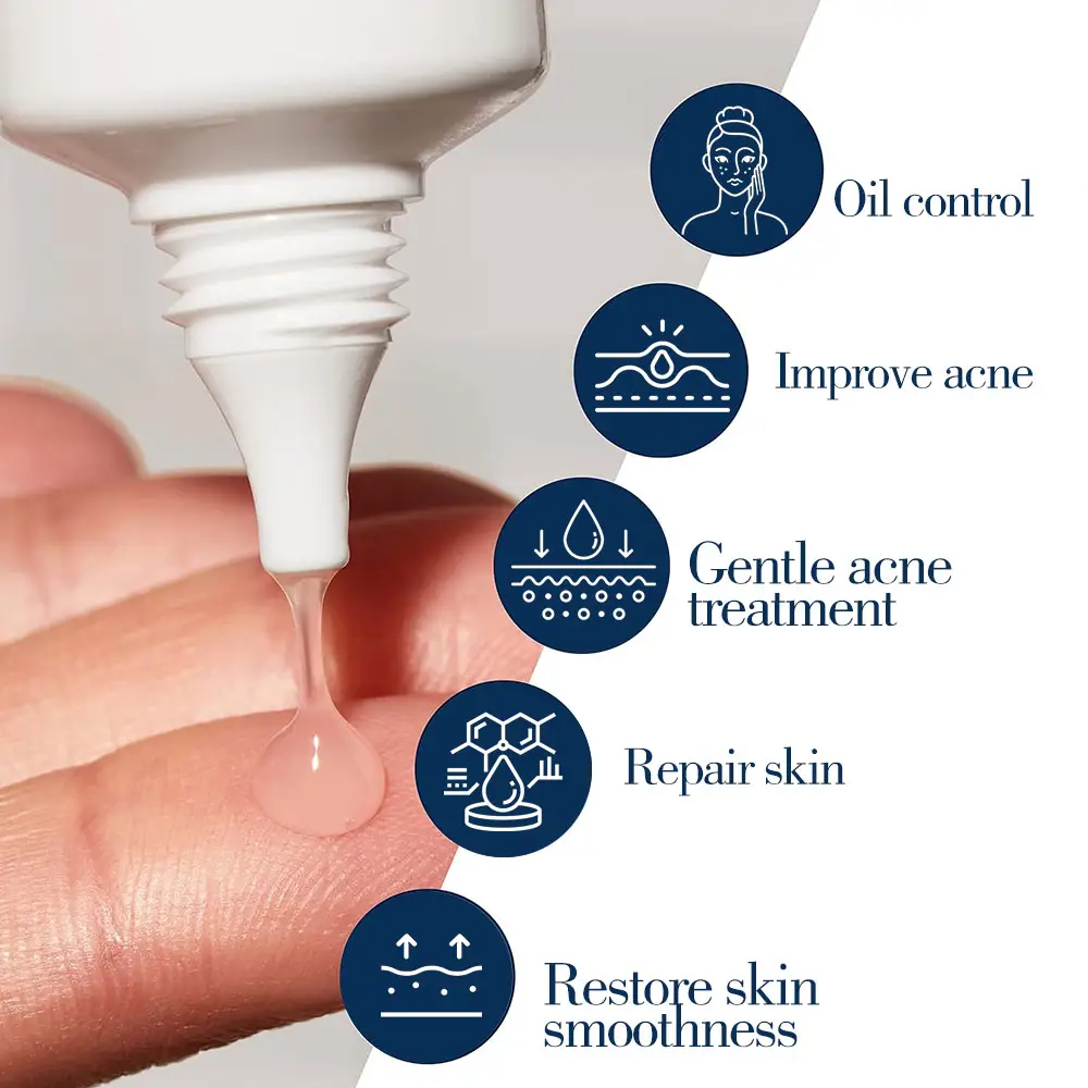 Herbicos Private Brand Wholesale Acne Skin Care Products Customized Plant Extracts Bleach Facial Skin Care Anti-Acne Cream