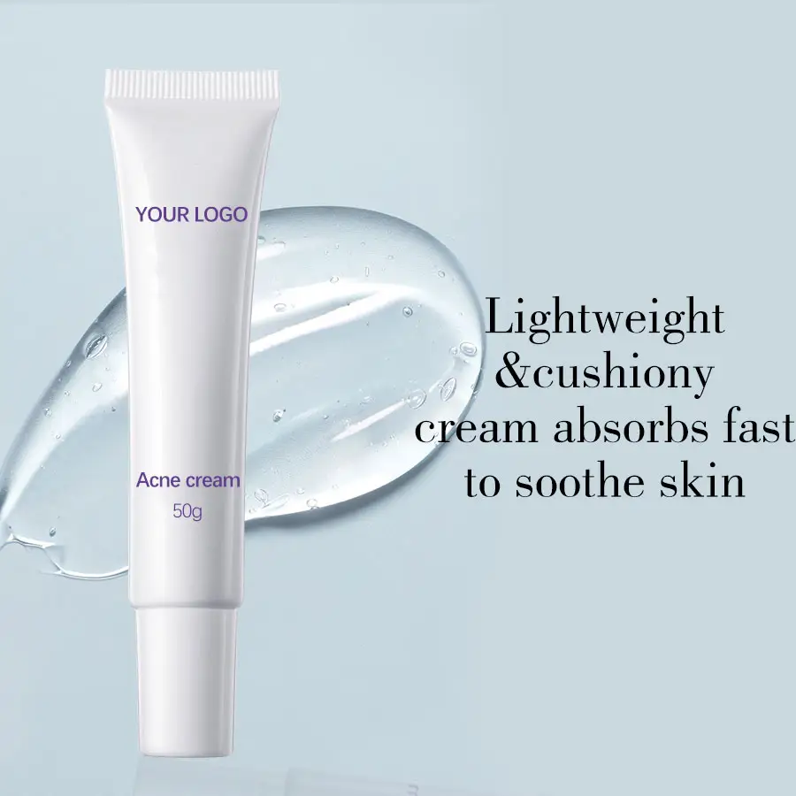 Herbicos Private Brand Wholesale Acne Skin Care Products Customized Plant Extracts Bleach Facial Skin Care Anti-Acne Cream