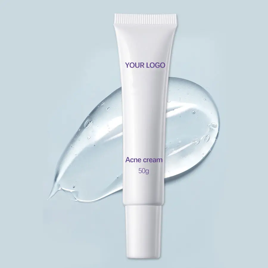 Herbicos Private Brand Wholesale Acne Skin Care Products Customized Plant Extracts Bleach Facial Skin Care Anti-Acne Cream