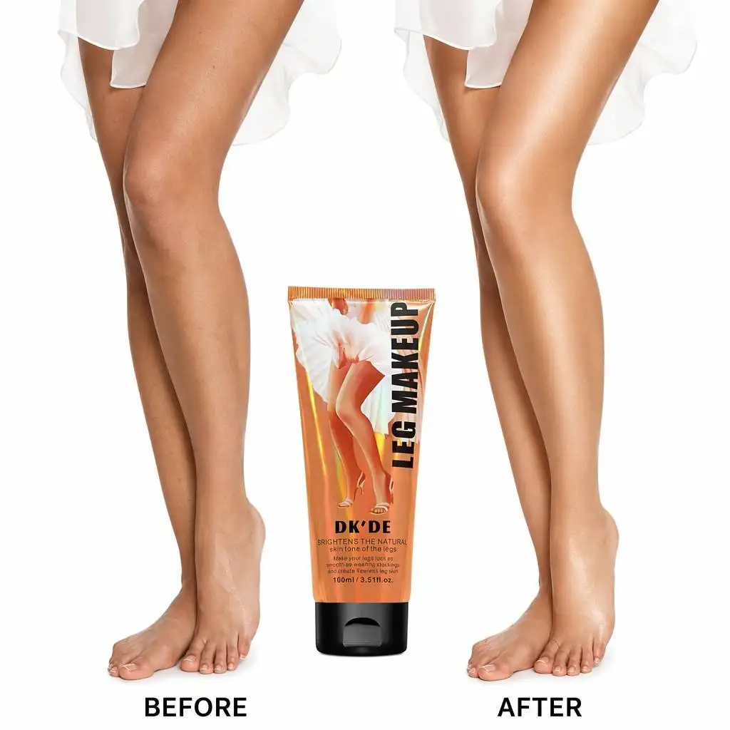 Waterproof Leg Foundation Makeup Bronze Highlighter Oil-Control High-Coverage Concealer Smooth Legs High-Capacity Leg Makeup