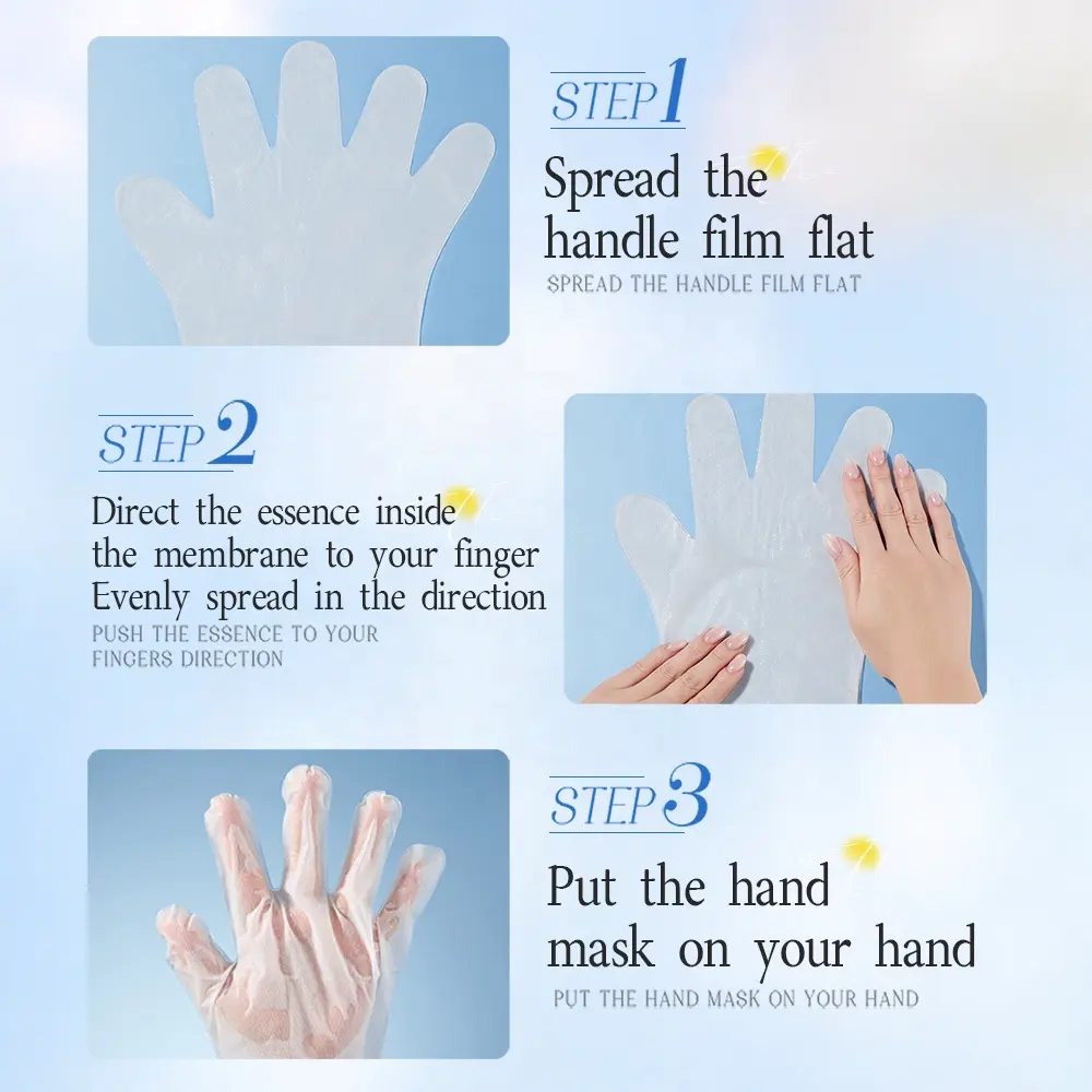 AESTHTANY Hand Mask 40g for Deep Moisturizing & Soothing Repair Whitening & Anti-Wrinkle for Dry Cracked Hands Daily Care OEM