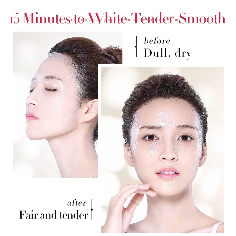 OEM Niacinamide Arbutin Whitening Blemish Face Mask Jumbo/Family Pack Hydrating Moisturizing Blemish Reducing Facial Care Skin