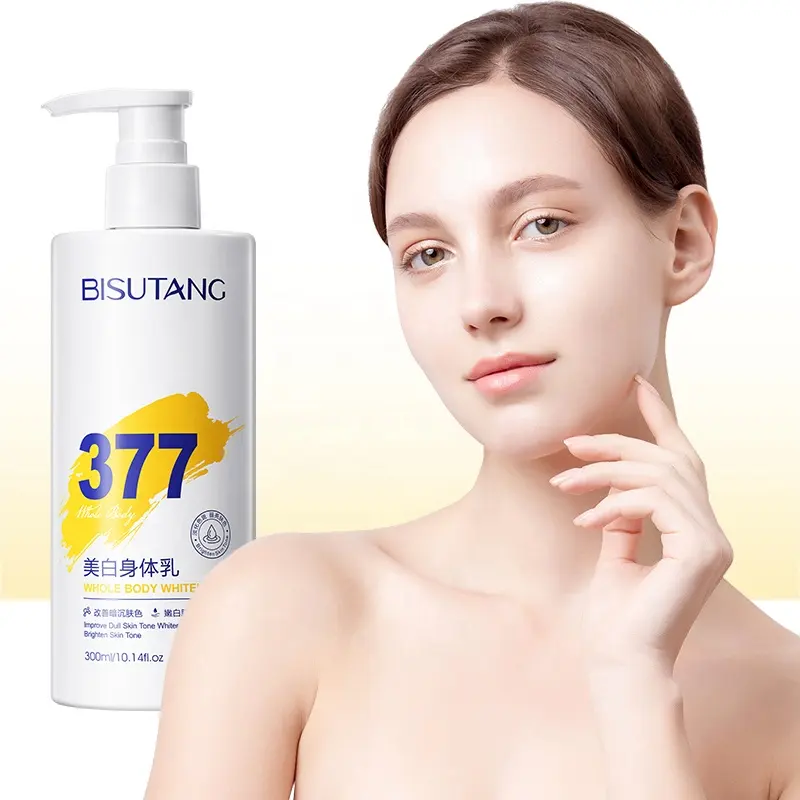BISUTANG OEM D1BST02743 Whitening Nourishing Lightening Body Lotion 300ml Sodium Hyaluronate Moisturizing Hydration Brightening