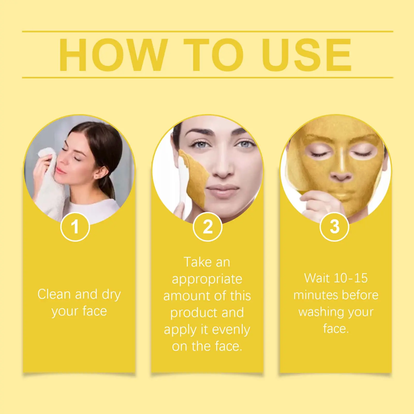 OEM 24K Clay Gold Mask Exfoliating Blackhead Deep Cleaning Facial Care Moisturizing Anti-Wrinkle Mask for Face