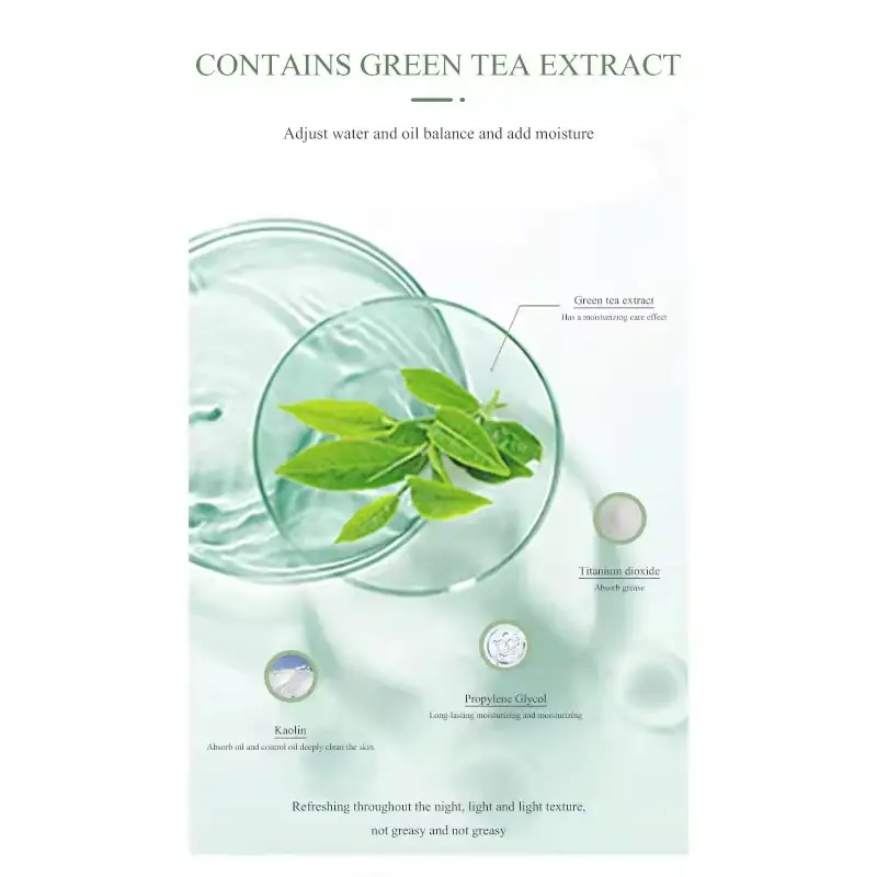 Private Label Green Tea Stick Mud Pink Eggplant Yeast Clay Cream Face and Nose Use with Vitamins C and Herbs
