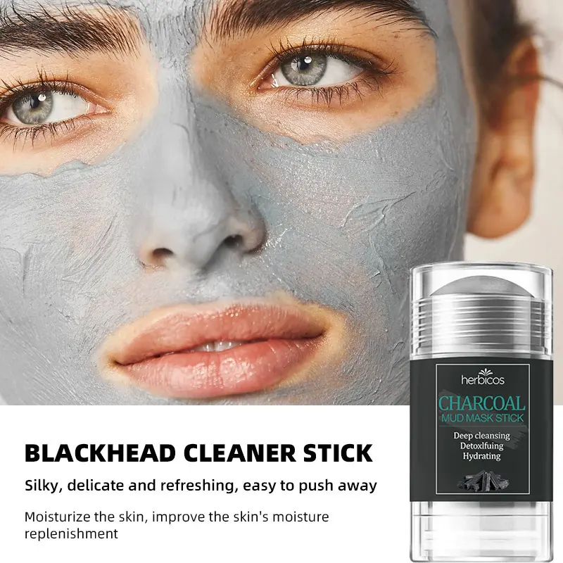 OEM ODM Deep Cleaning Carbon Mud Facial Mask Stick for Sensitive Skin Beauty Whitening Products