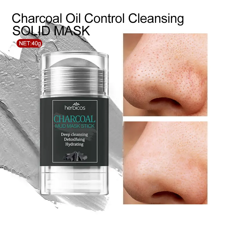 OEM ODM Deep Cleaning Carbon Mud Facial Mask Stick for Sensitive Skin Beauty Whitening Products