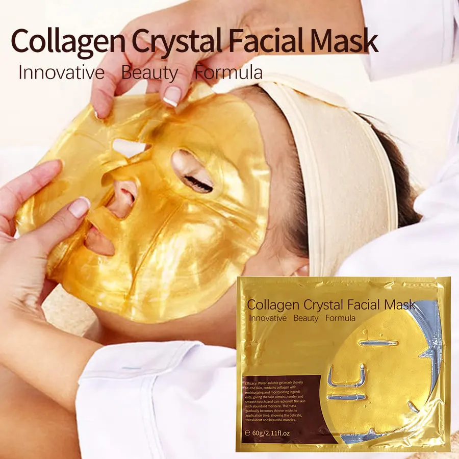 Herbicos Custom Made Private Label Vitamin C Skincare Mask Anti-Wrinkle Moisturizing Whitening Collagen Facial Mask for Face Use
