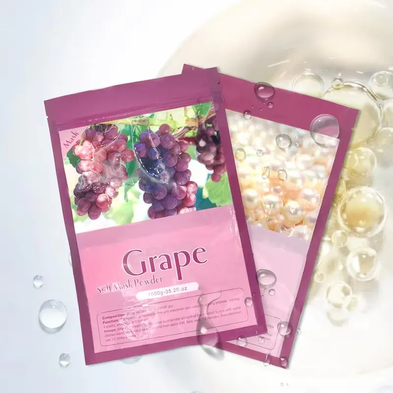 Wholesale Private Brand Rose Pearl Soft Powder Clay Facial Whitening Mask Ginseng Targeted for Body and Face Brightening