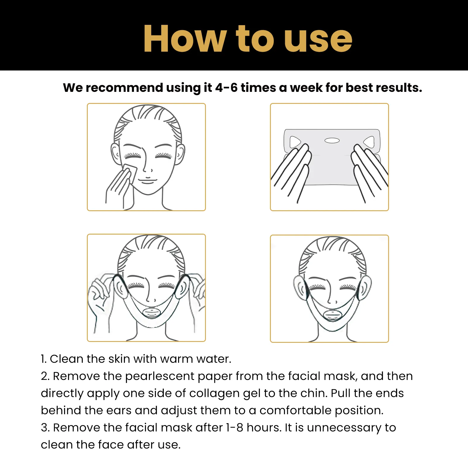 Private Label v Shape Lifting Slim Face Mask V Line Lifting Mask,Double Chin Reducer,Chin Strap for Double Chin for Women
