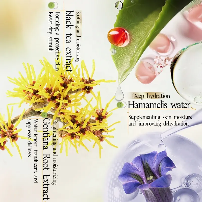 ESCP Tea Tree Essence Hydrating & Firming Cotton Facial Mask Sheet 5pcs Soothing Sheet for Brightening Anti-Dullness Skin Care