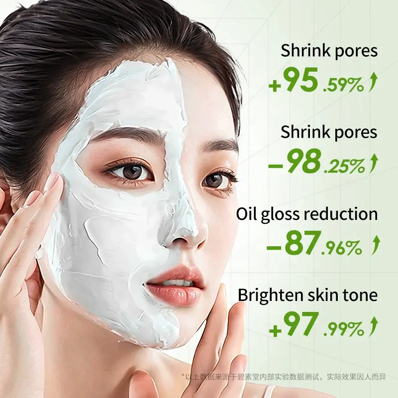 OEM Factory Direct Salicylic Acid Facial Mud Mask Non Irritating Squalane Infused Hydrating Soften Daily Facial Cleansing Care