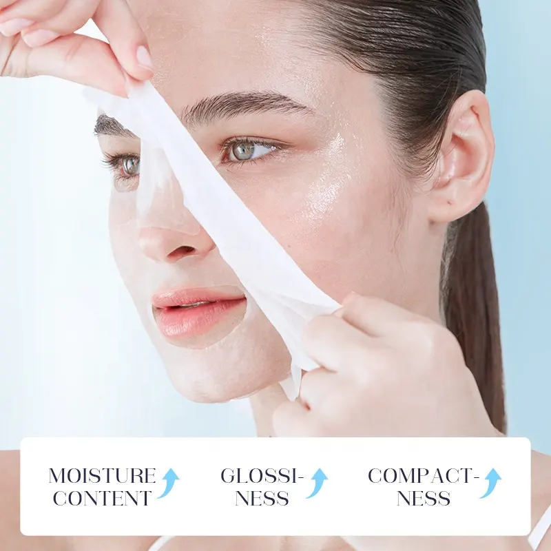 BISUTANG Collagen Facial Sheet Boost Skin Maintain Skin Plumpness Elasticity Brightening Hydrating Nourishing Daily Facial Care
