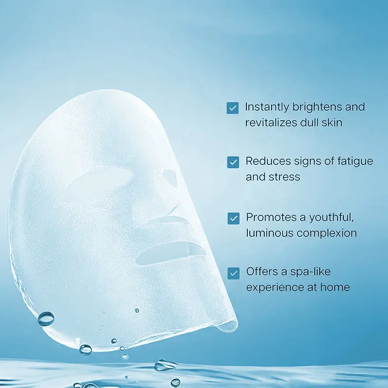 AESTHTANY Ampoule Facial Mask 25ml*10 Soothing Rejuvenating Elasticity Enhancing Nourish Skin Barrier for Daily Hydrating Care