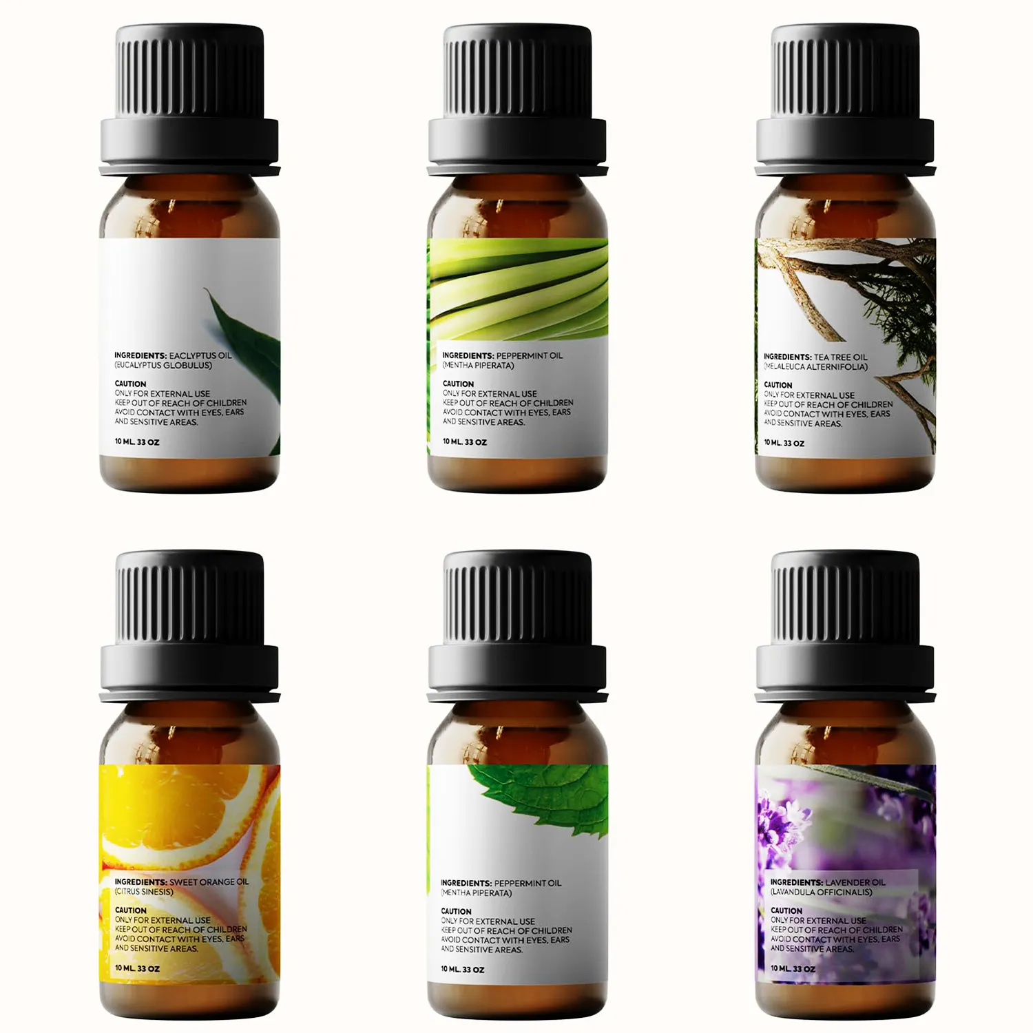 Hot Sale Pure Nature Organic Essential Oils Tea Tree Peppermint Lavender Diffuser with Myrrh Sandalwood Wholesale Selling Points