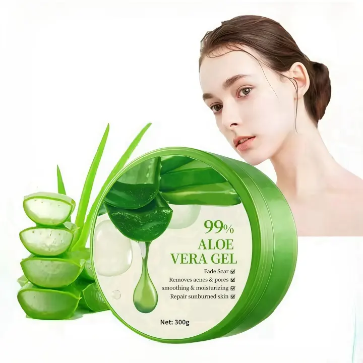 Natural Aloe Vera Soothing & Moisturizing Gel Anti-Inflammatory and Soothing Gel Aloe Vera 300g