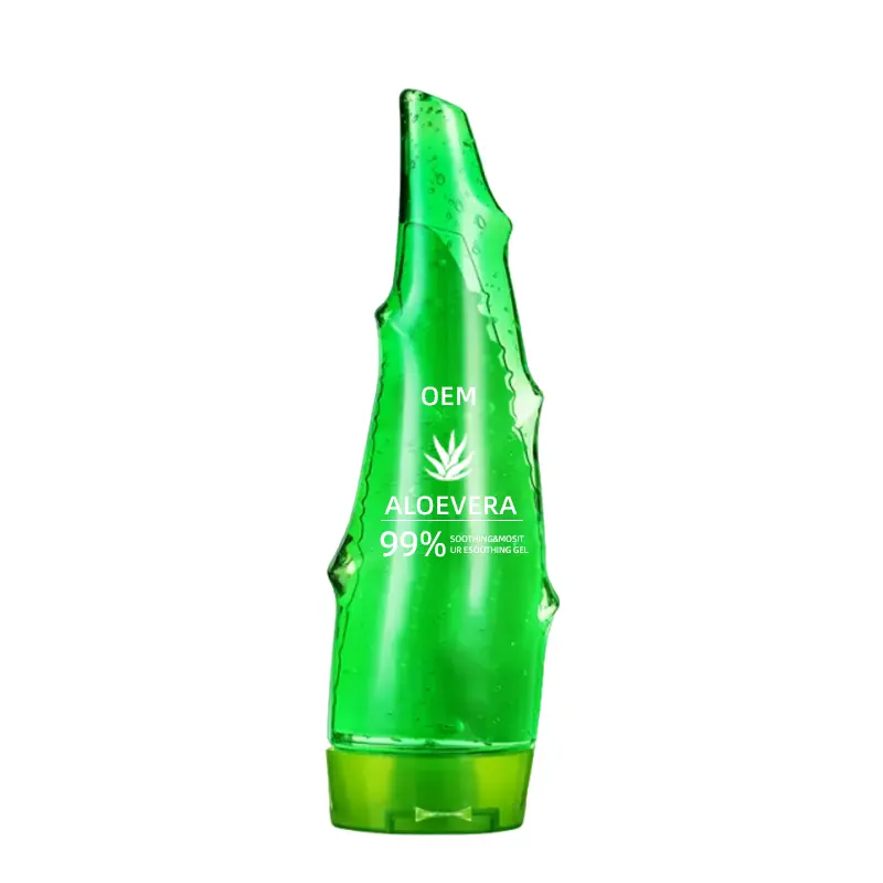 Pure Aloe Vera Gel 100% Natural Face Care Moisturizing Whitening Aloe Vera Gel Custom logo