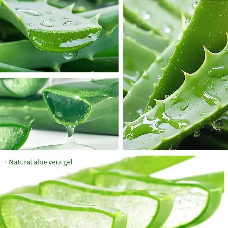 Pure Aloe Vera Gel 100% Natural Face Care Moisturizing Whitening Aloe Vera Gel Custom logo