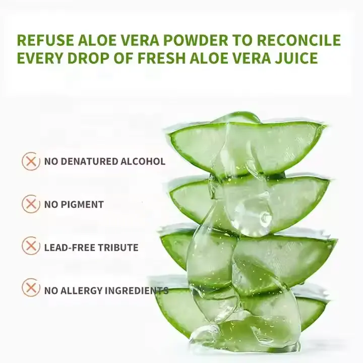Hot Sale Pure 99% Natural Aloe Vera Moisturizing Whitening Face Care 300g Aloe Gel Organic Soothing Repairing Aloe Gel